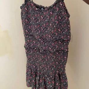 size xs areopastale floral green dress